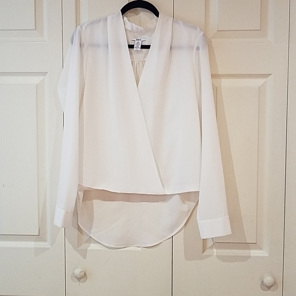 Faux Wrap Blouse